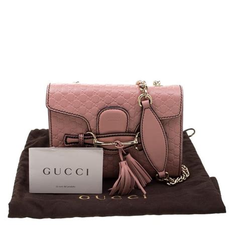 gucci mini emily mircoguccissima crossbody soft pink|Gucci Mini Microguccissima Emily Crossbody Bag .